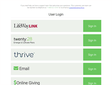 Tablet Screenshot of lifewaylink.com